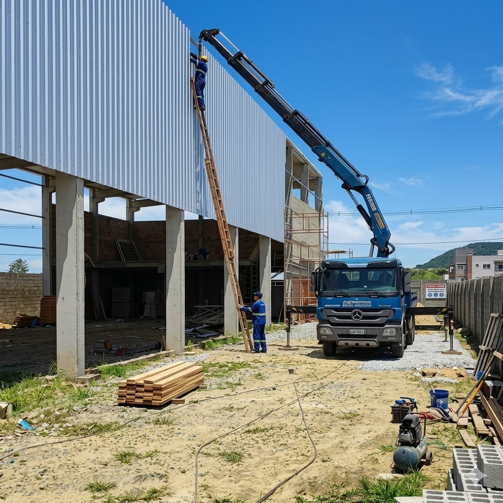 Construção Pré-Moldada com Estrutura de Concreto