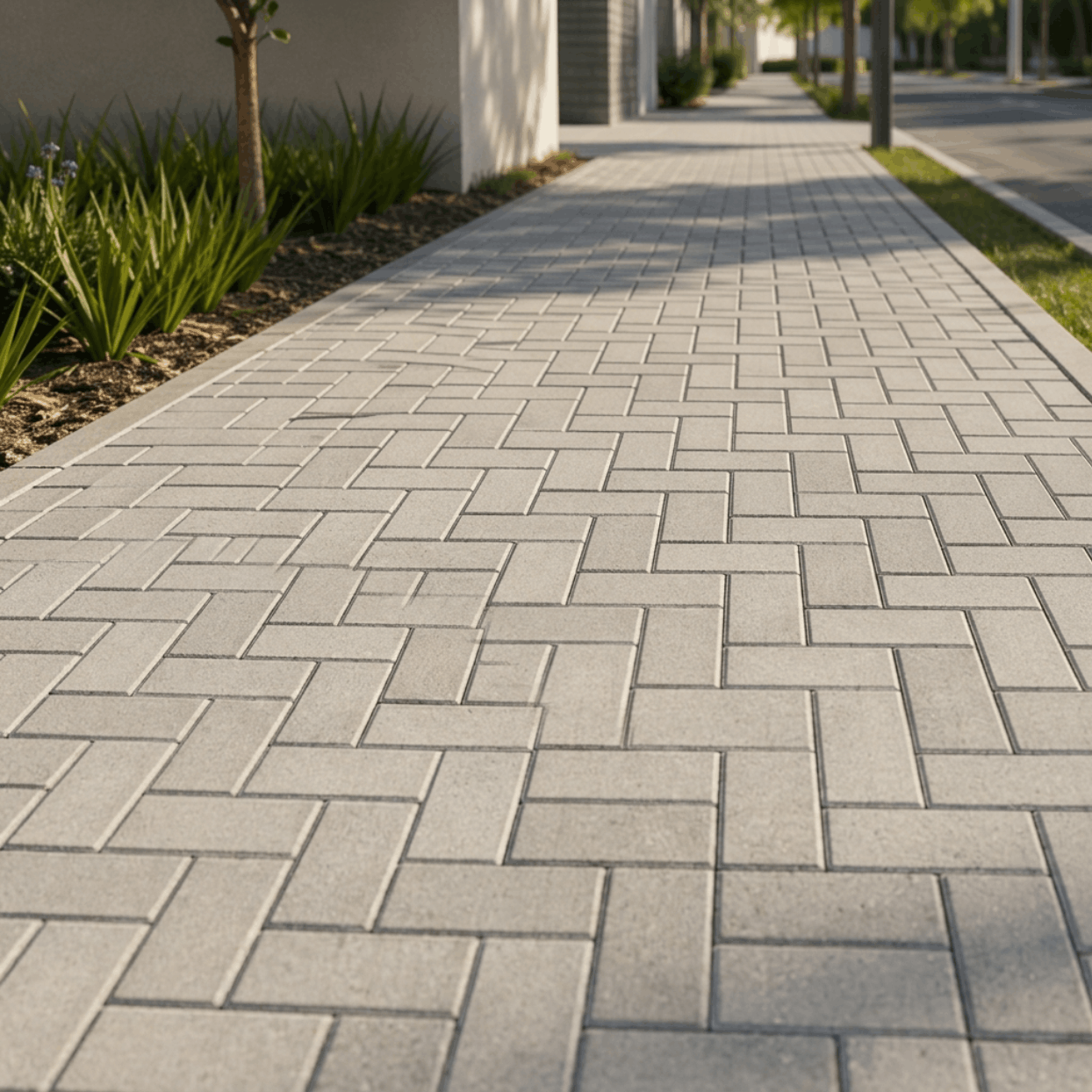 Paver de concreto (10x20x6 cm)